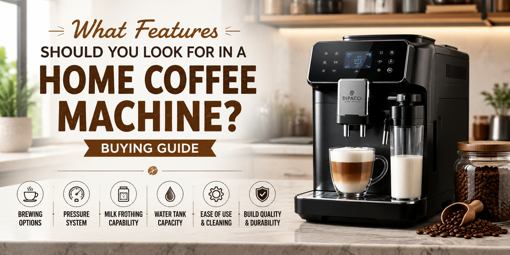 What Features Should You Look for in a Home Coffee Machine